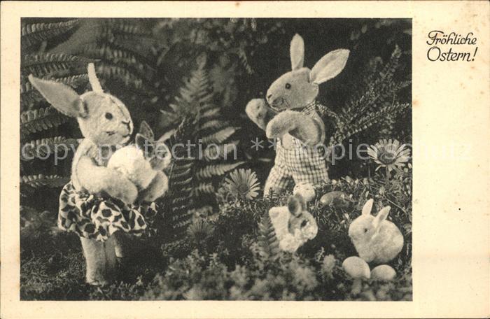 Ostern Easter Paques Plüschhasen