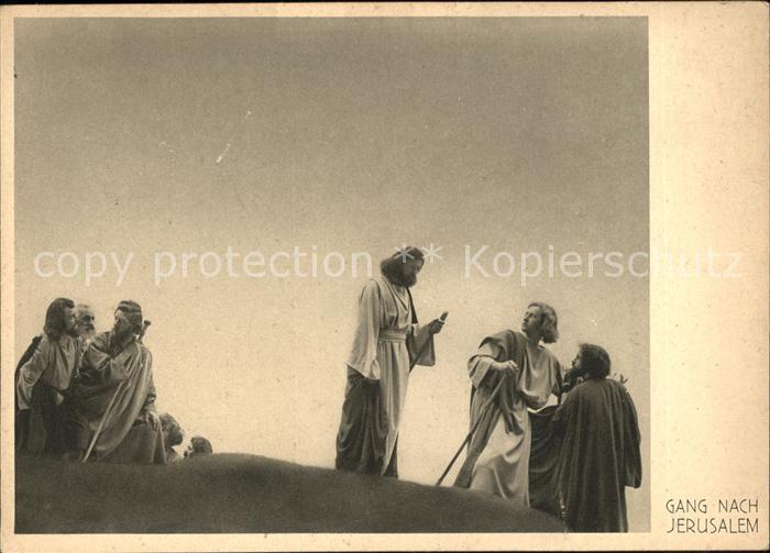Passionsspiele Oberammergau 1930 Nr. 62 Gang nach Jerusalem