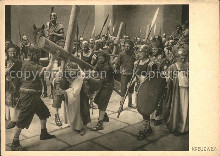 Passionsspiele Oberammergau 1930 Nr. 52 Kreuzweg