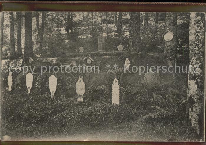 Tod Friedhof Stempel 15. Bay. Landw. I F. R