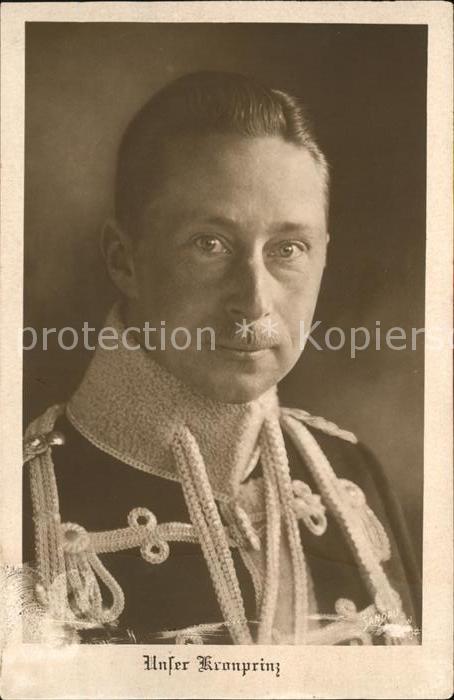 Adel Preussen Kronprinz Wilhelm