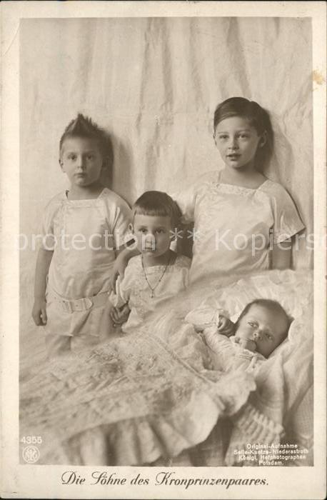 Adel Preussen Söhne Kronprinzenpaar N-P-G-Verlag Nr.