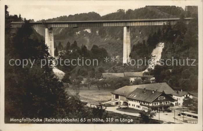 Bruecken Bauwerke Mangfallbrücke Reichsautobahn