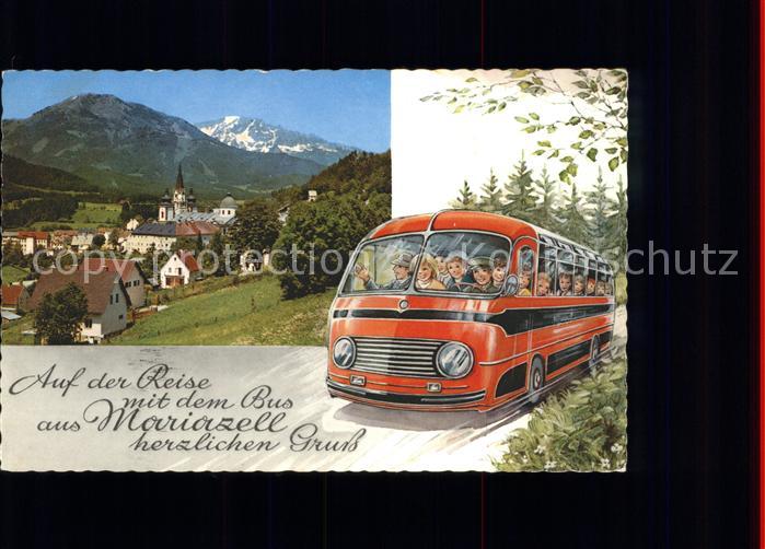 Mariazell Steiermark Panorama gegen Gemeindealpe und oetscher Ybbstaler Alpen Bu