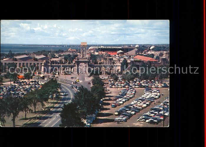 Toronto Canada Princess Gates Canadian National Exhibition birds eye view