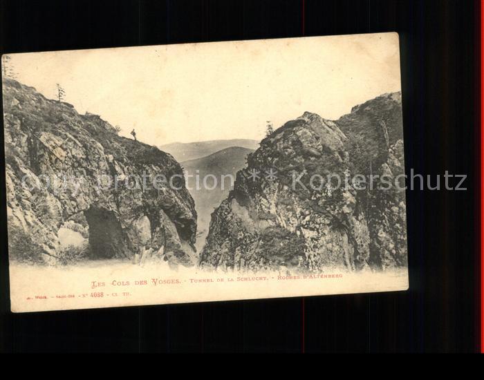 Selestat Bas Rhin Elsass Les Cols des Vosges Tunnel de la Schluc