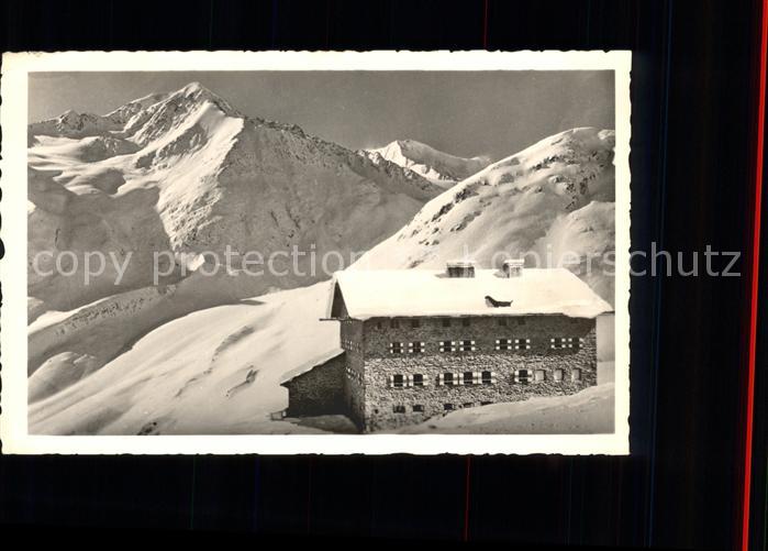 Vent Tirol Martin Busch Huette mit Mutmalspitze Marzellspitze Alpenverein Schutz