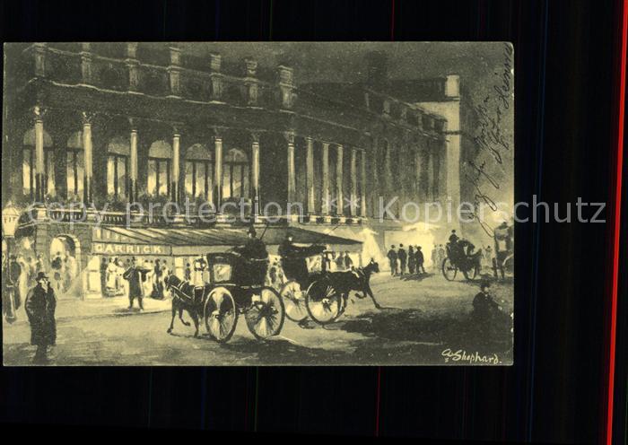 London Garrick Club Pferdedroschke