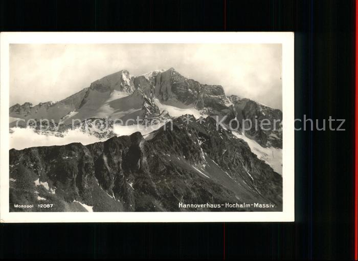 Hannoverhaus Berghuette Hochalm Massiv Ankogelgruppe