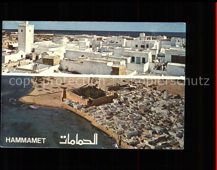 Hammamet Blick über die Stadt Fliegeraufnahme