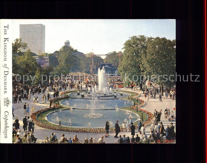 Copenhagen Kobenhavn Tivoli Vergnuegungs- und Erholungspark Fontaene Hotel Royal