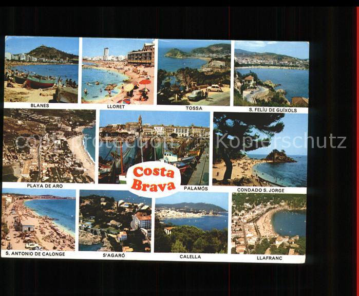 Costa Brava Urlaubsorte an der Kueste
