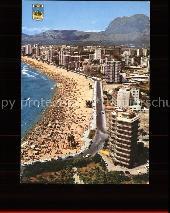Benidorm Playa Levante Hochhaeuser Hotel Strand