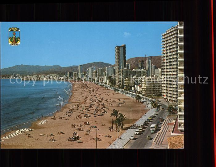 Benidorm Playa Levante Hochhaeuser Hotel Strand