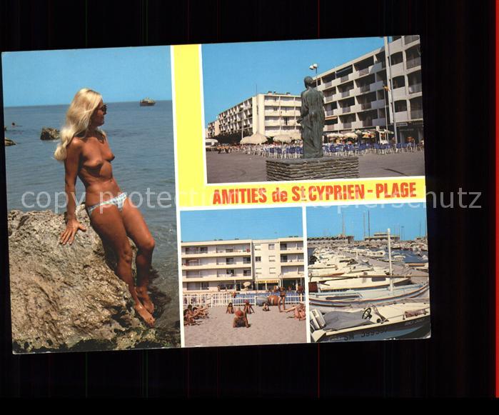 Saint-Cyprien Pyrenees-Orientales Plage Port Monument Sculpture