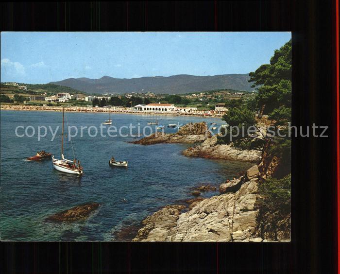 S Agaro Partie an der K?ste Boote