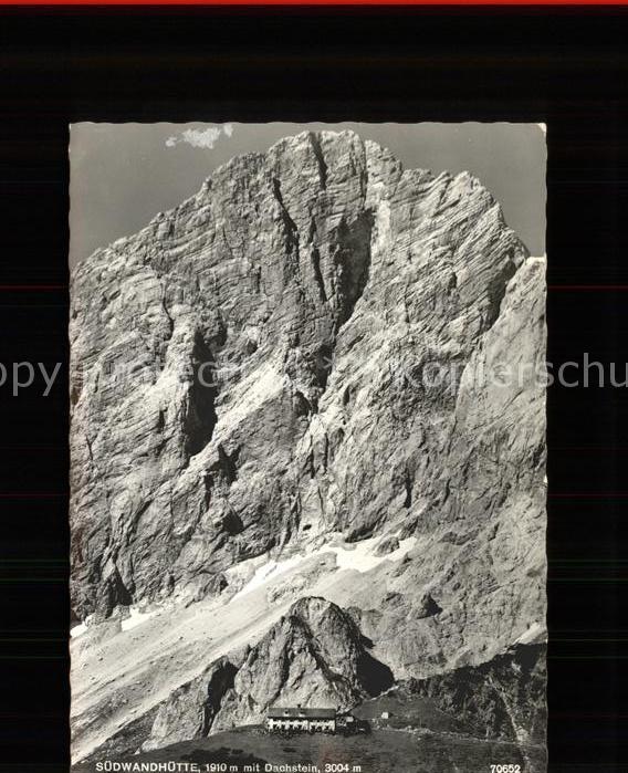 Suedwandhuette Schutzhuette Dachsteingebirge