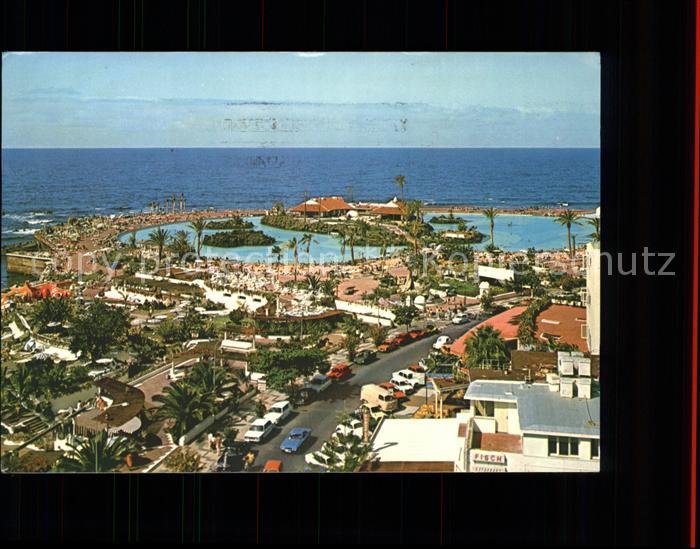 Puerto de la Cruz Lago artificial Teilansicht mit See