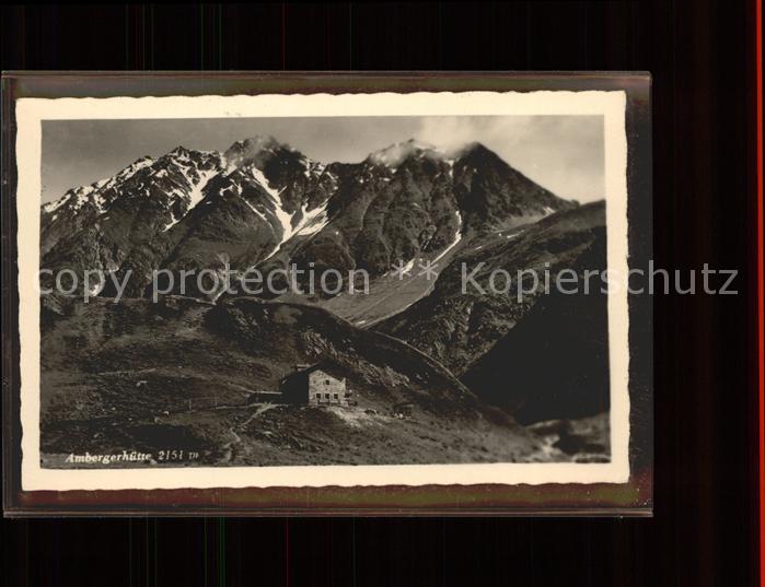 Ambergerhuette Schutzhaus Stubaier Alpen