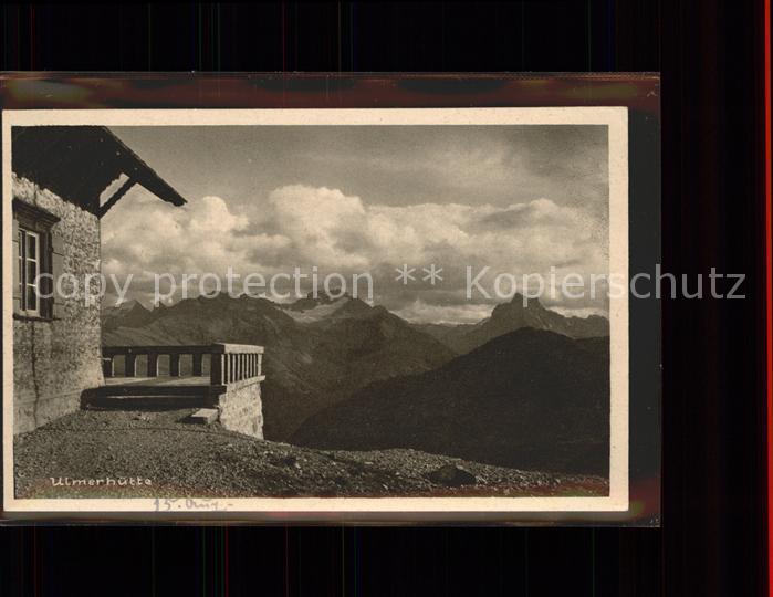 Ulmerhuette gegen Pateriol Kuchenspitze Saumspitze Grosser Seekopf Schutzhuette