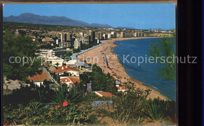 Benidorm Vista parcial Playa Strand