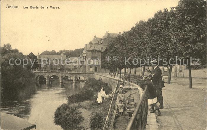 Sedan Ardennes Les Bords de la Meuse Pont