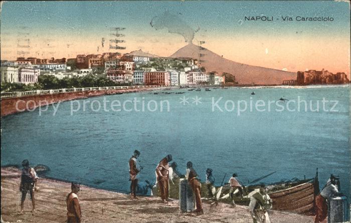 Napoli Neapel Via Caracciolo