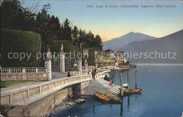 Cadenabbia Lago di Como Ingresso Villa Carlotta