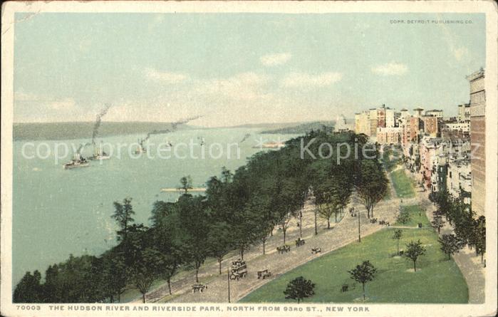 New York City The Hudson River and Riverside Park