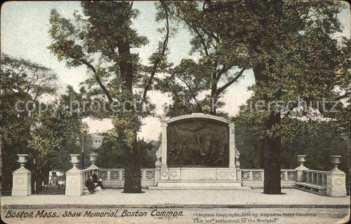 Boston Massachusetts Shaw Memorial