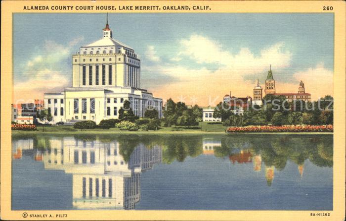 Oakland California Alameda Country Court House Lake Merritt