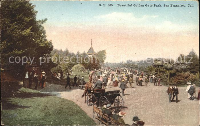 San Francisco California Beautiful Golden Gate Park