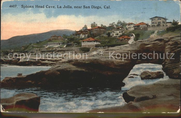 San Diego California Sphinx Head La Jolla near