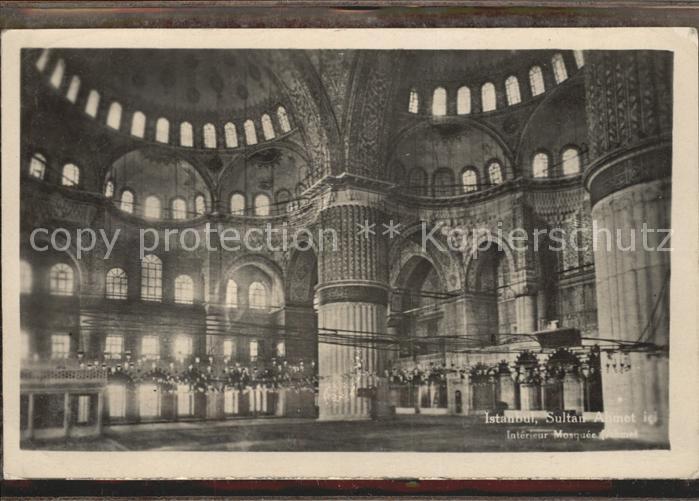 Istanbul Constantinopel Sultan Ahmet Moschee