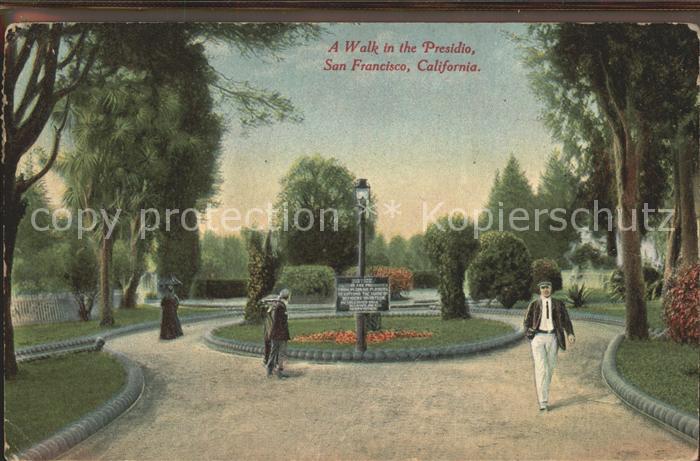 San Francisco California A Walk in the Presidio