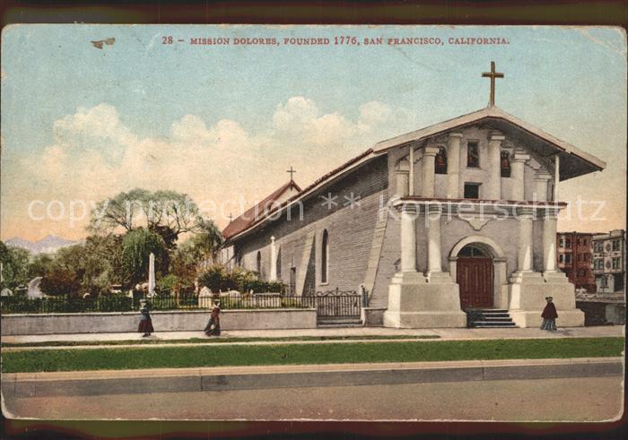 San Francisco California Mission Dolores Founded 1776