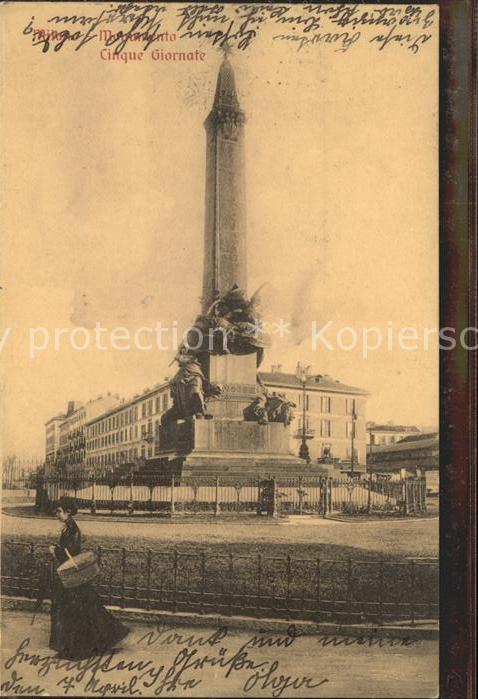 Milano Momunmento Cinque Giornate