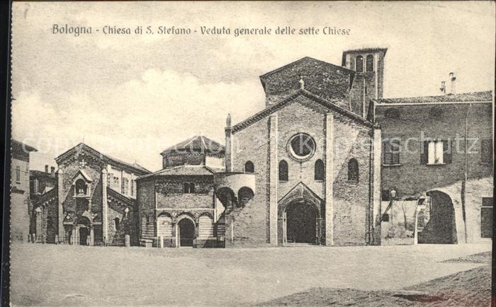 Bologna Chiesa di S.Stefano-Veduta generale delle sette Chiese