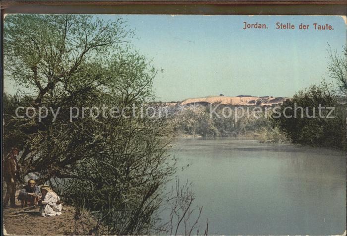 Jordan Israel Stelle der Taufe