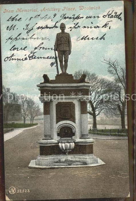 Woolwich Common New Memorial Artillery Place