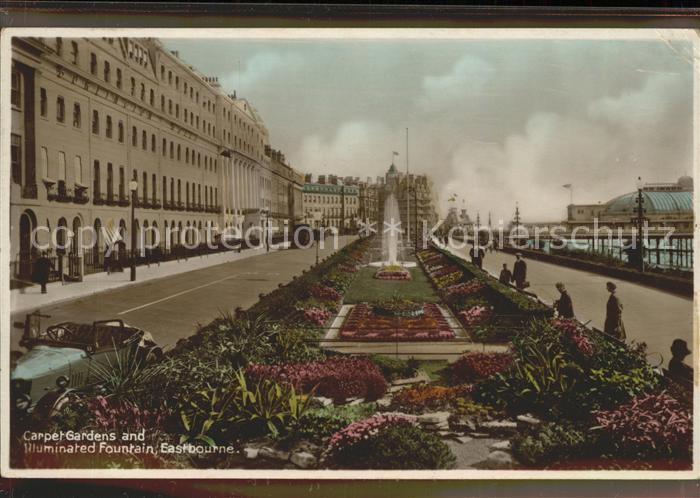 Eastbourne Darlington Carpet Gardens and Hluminated Fountain
