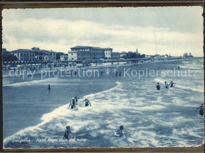 Senigallia Hotel Cagni visto dal mare