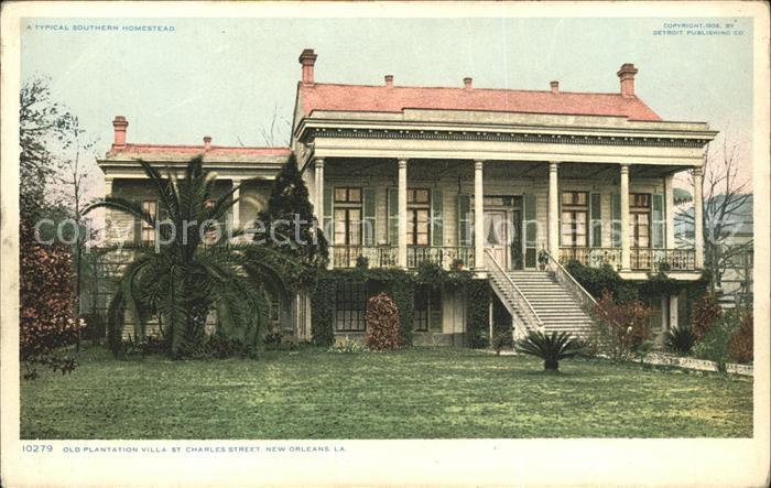 New Orleans Louisiana Old Plantation Villa St.Charles-Street