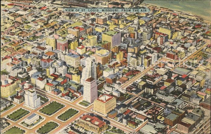 St Louis Missouri Luftaufnahme