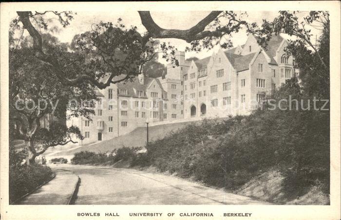 Berkeley California Bowles Hall University of California