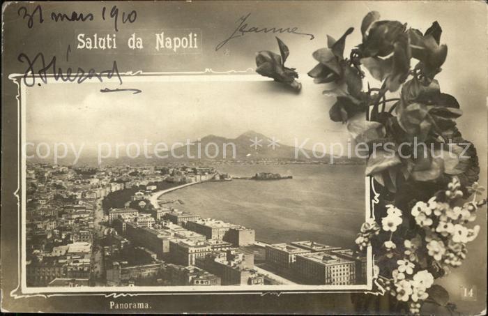 Napoli Neapel Luftaufnahme