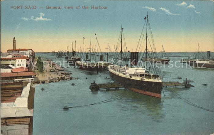 Port Said view of the Harbour