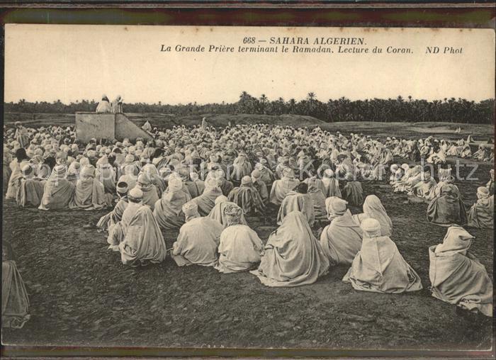 Algerien Sahara La Grande terminant le Ramadan