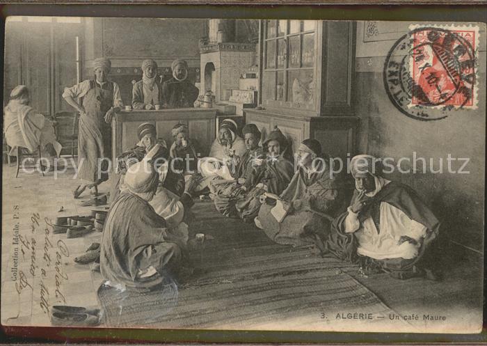 Algerien Un cafe Maure