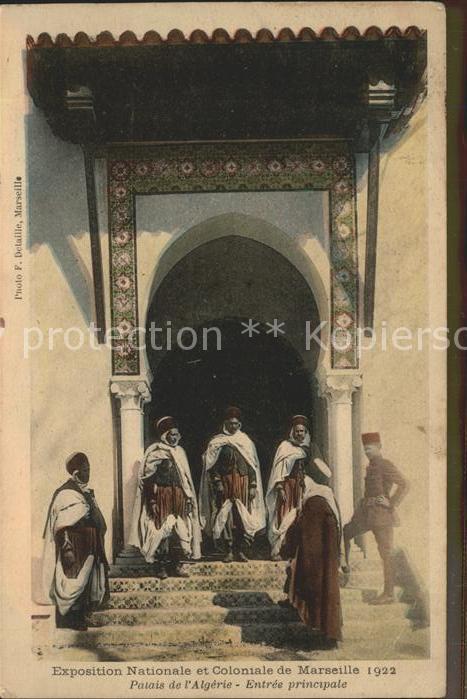 Algerien Palais de L_Algerie-Entres principale